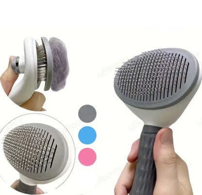 Brosse de nettoyage pour chat - douce, efficace et auto-nettoyant