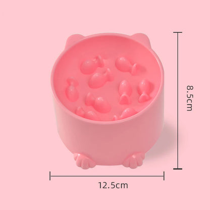 Gamelle anti-glouton pour chat