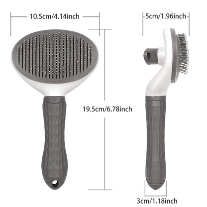 Brosse de nettoyage pour chat - douce, efficace et auto-nettoyant