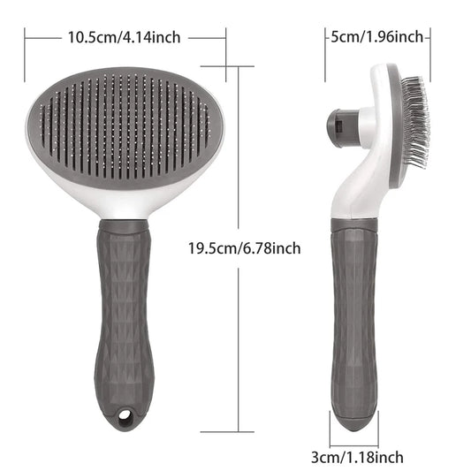 Brosse de nettoyage pour chat - douce, efficace et auto-nettoyant