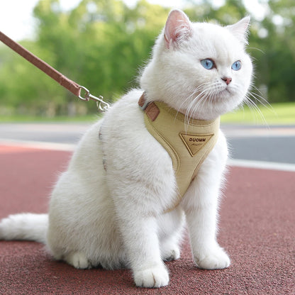 Harnais Respirant et Confortable pour Chat – Anti-Frottement et Sécurisé