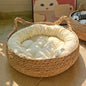 Panier Cocooning avec Coussin Douillet – Le Nid Parfait pour le Sommeil de Votre Chat !