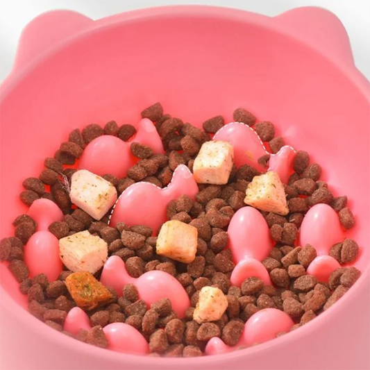 Gamelle anti-glouton pour chat