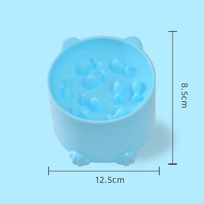 Gamelle anti-glouton pour chat