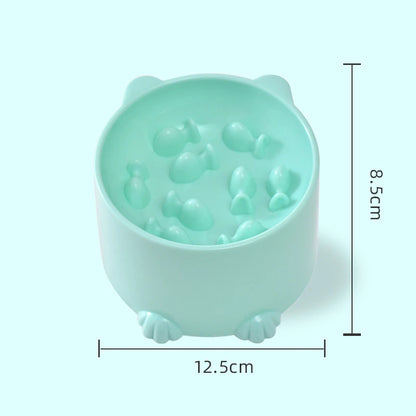 Gamelle anti-glouton pour chat