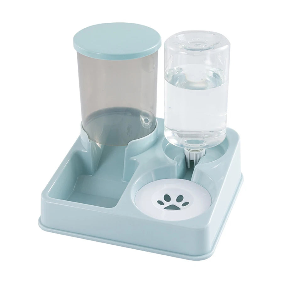 Distributeur Automatique 2-en-1 pour Chat – Eau & Croquettes
